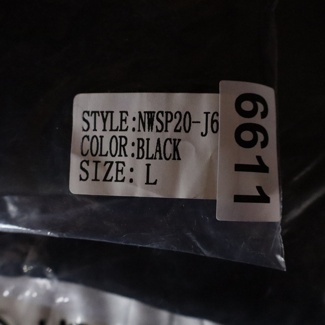 Naked Wardrobe Black Satin Cropped Garter Blazer Jacket NWSP20-J6 Large Mens