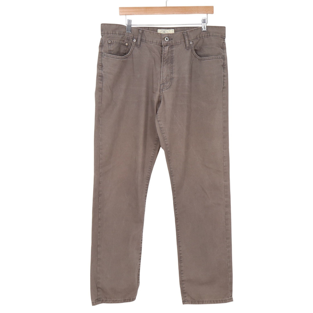 Lucky Brand Pants Mens 36x32 221 Original Straight Brown 100% Cotton Excellent