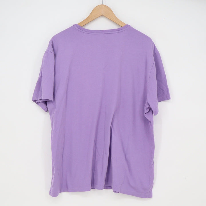 Polo Ralph Lauren T-Shirt Mens XL Crew Neck Purple Pony Logo Cotton Excellent