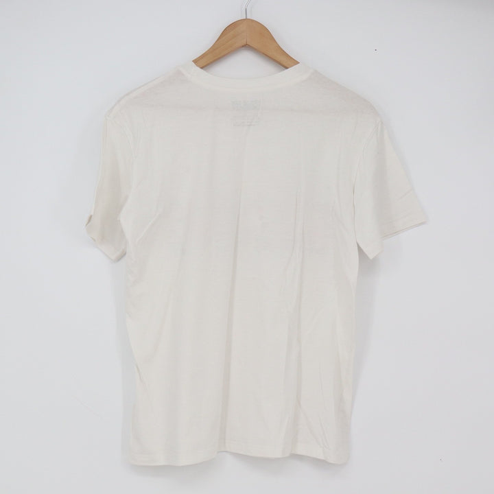 Peanuts T-Shirt Womens S Freeze Graphic Fall Leaves Off-White Snoopy Excellent