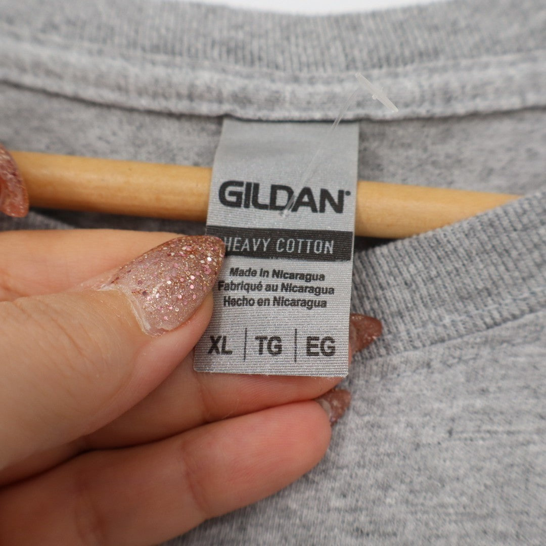 Gildan Sweatshirt Mens XL Gray Ft. Lauderdale Florida The Sunshine State Graphic