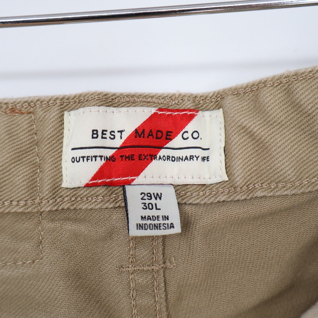 Best Made Co. Pants Mens 29x30 Straight Leg Khaki Cotton Stretch Excellent