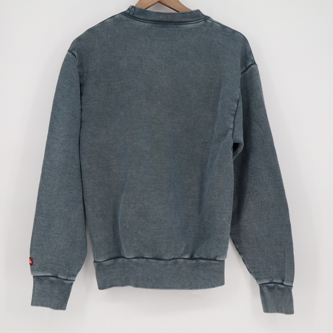 American Giant American Vintage Sweatshirt Unisex Small Blue Cotton Crew Neck