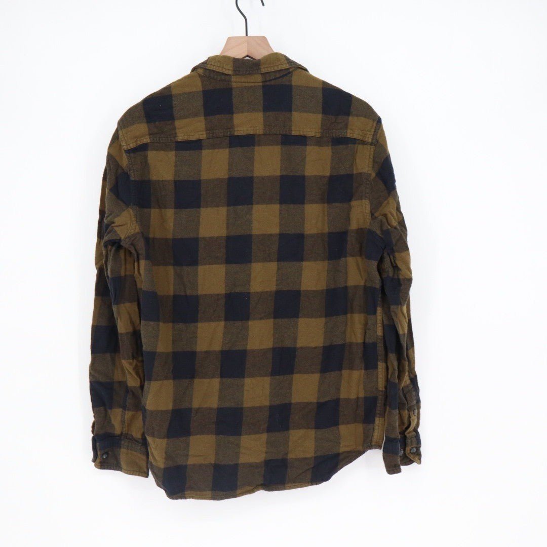SONOMA Goods for Life Mens Flannel Shirt Long Sleeve Button Up Plaid Size M