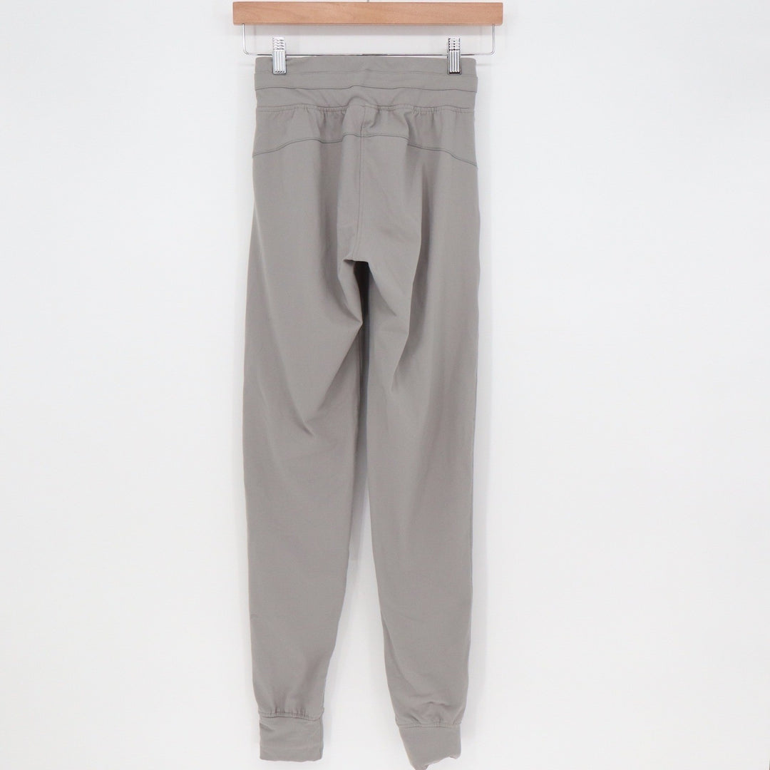 Zyia Joggers Womens S Activewear Gray Pocket Stretch Cuffed Excellent