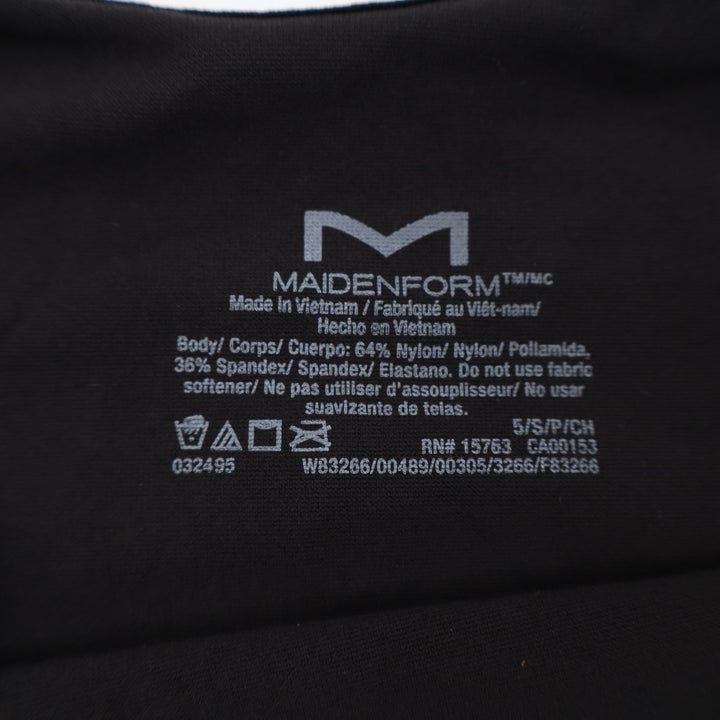 Maidenform Shapewear Firm Control Shaping Tank Top Womens Small Black Stretch