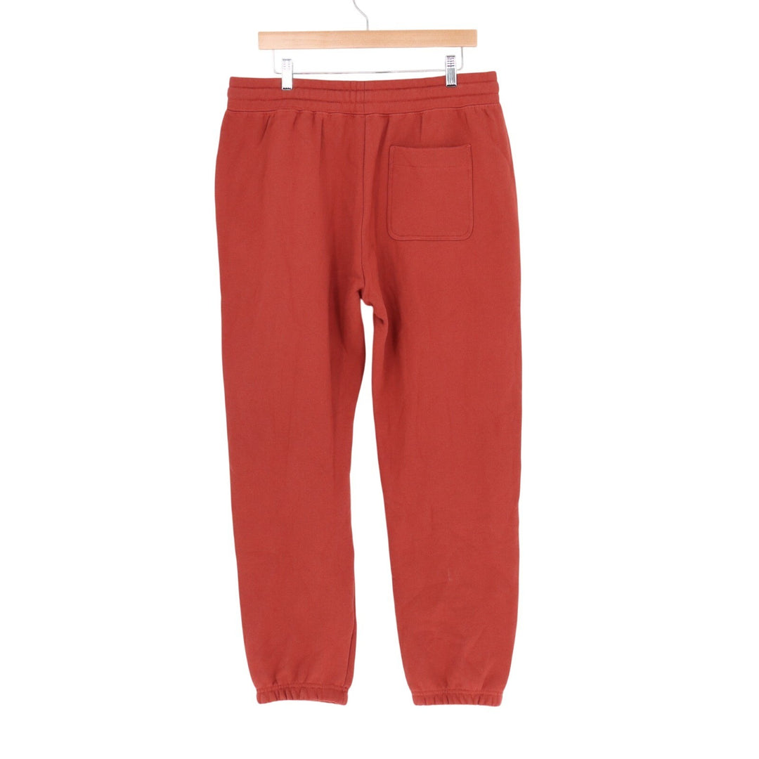 American Giant Classic Sweatpants Mens L Spiced Apple Cotton Fleece Drawstring
