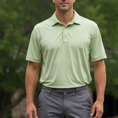 Greg Norman Play Dry Striped Golf Polo Shirt Mens M Green