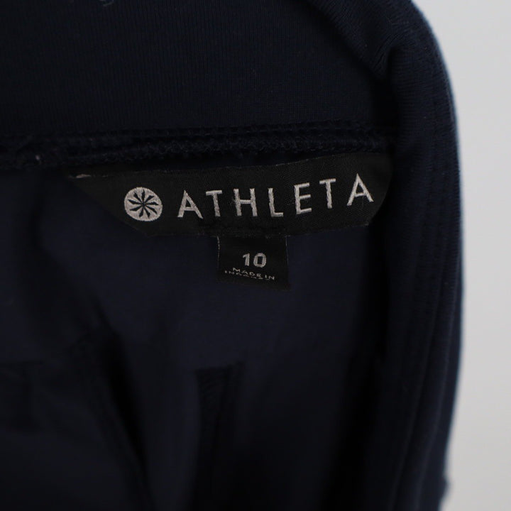 Athleta Navy Blue Jogger Pants Size 10 Full Length Casual Activewear