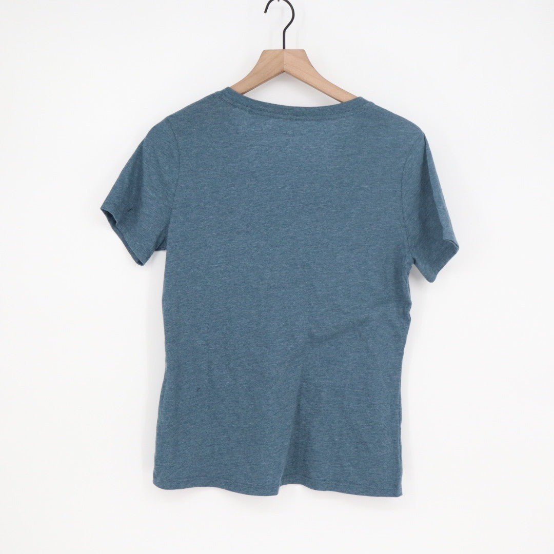 American Giant Women's V Neck Tee Size S Made USA