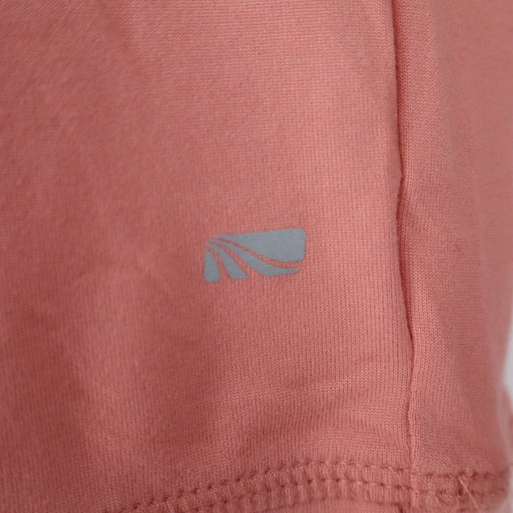 Marika Crop Sweatshirt Womens Blush Fleece Drawstring Neck Thumb Hole Sleeve
