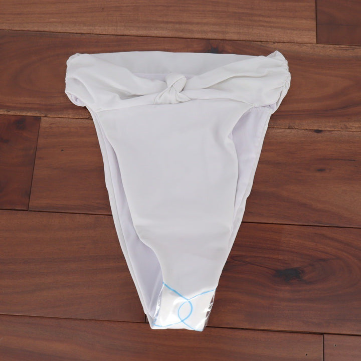 ASOS DESIGN White High Waisted Bikini Bottoms Size US 4