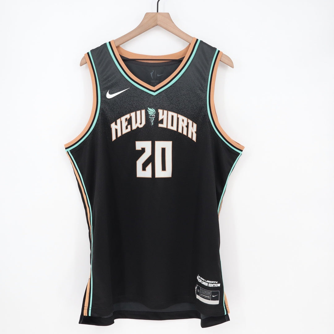 Nike New York Liberty Sabrina Ionescu 20 Explorer Edition Jersey Black