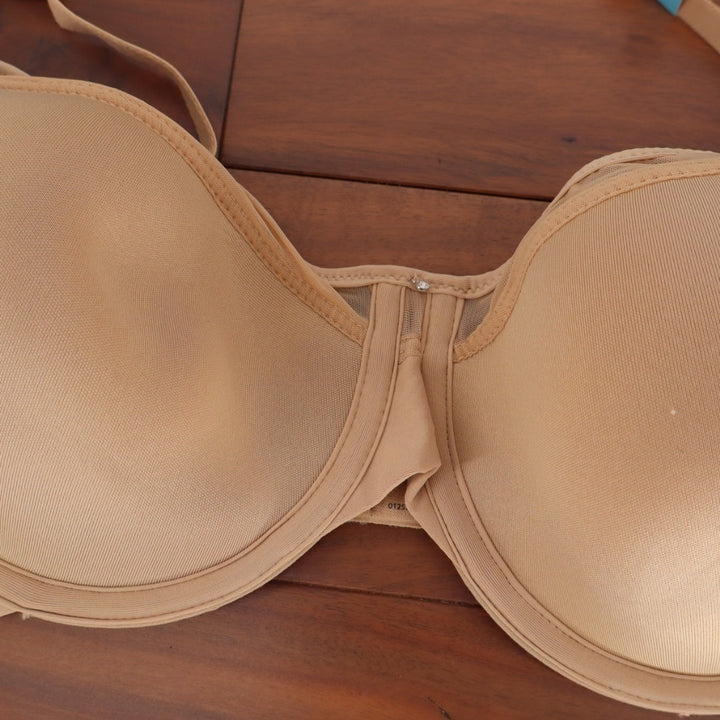 Bali One Smooth U Ultra Lite Bra Women's 36C Beige Stretch Padded Underwire