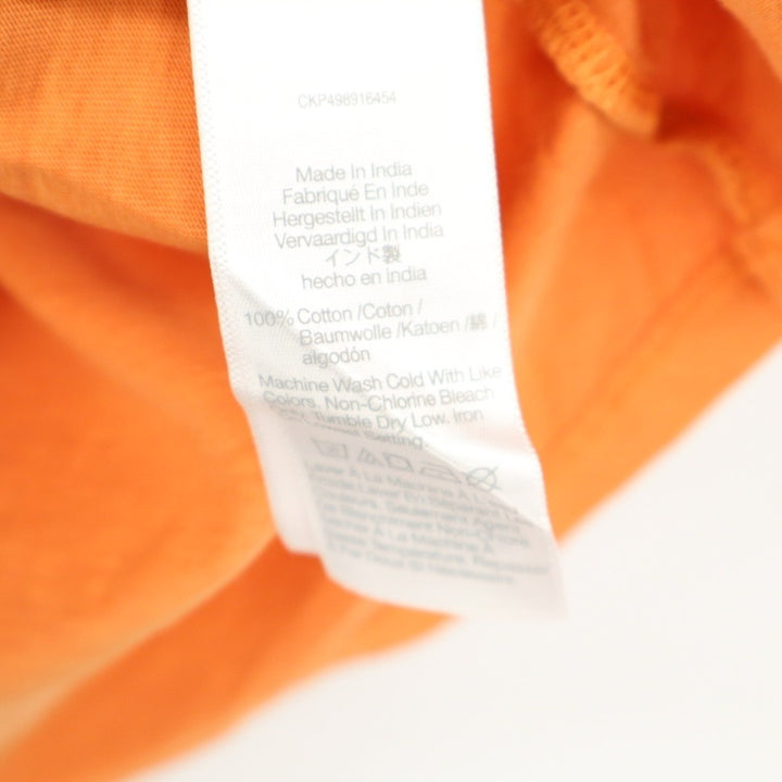 Madewell T-Shirt Womens XL Orange Cotton Short Sleeve Crew Neck Outdoor Wear