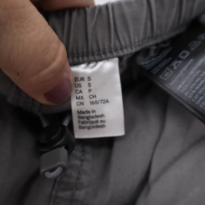 H&M Divided Gray Parachute Pants Cotton Cargo Baggy Drawstring Mens Small