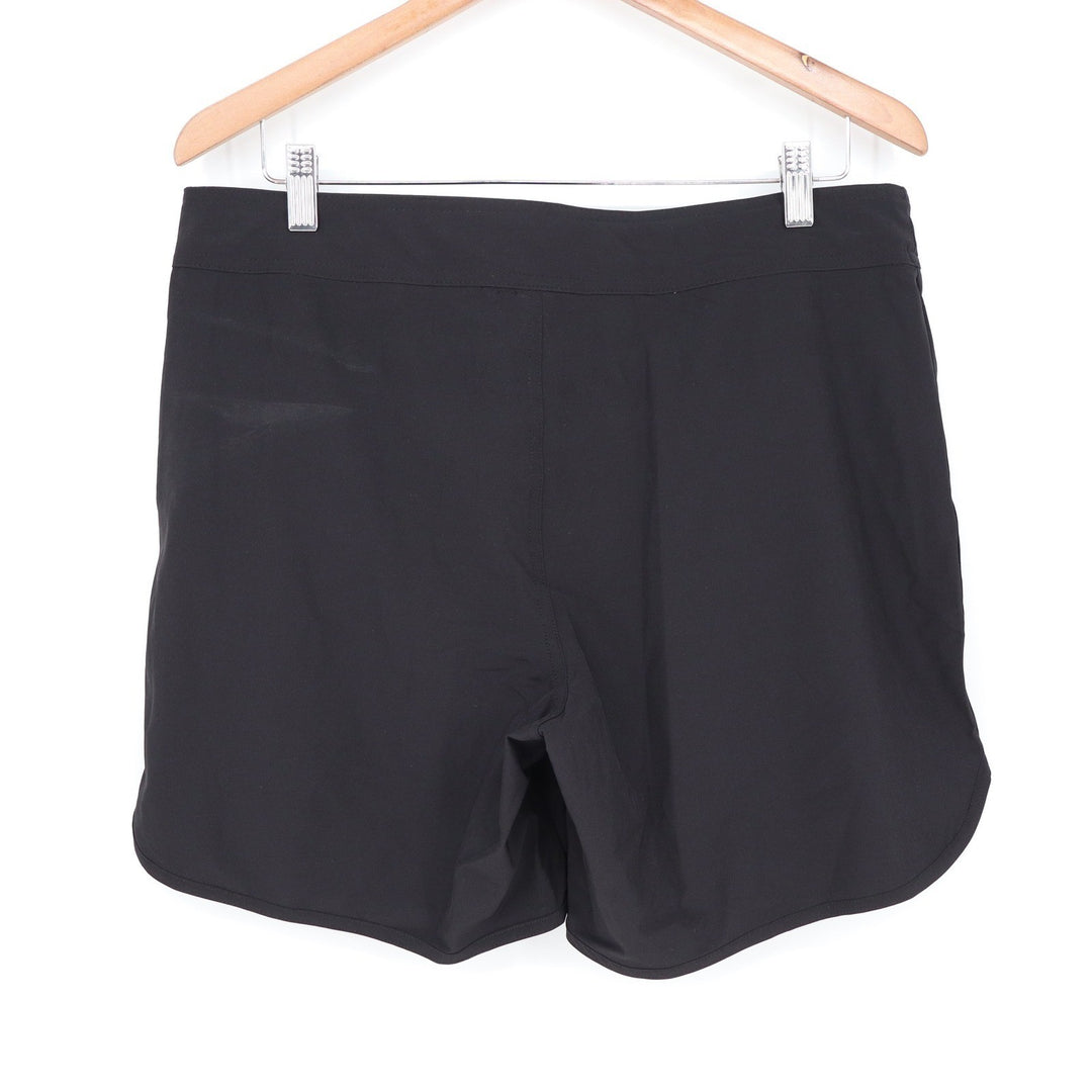 Nautica Mens Black Board Shorts Swim Trunks Stretch 8L508V0 Size M