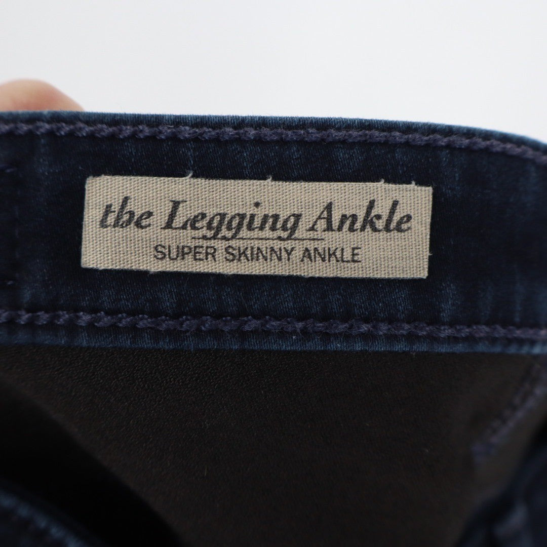 AG Adriano Goldschmied The Legging Ankle Super Skinny Jeans Dark Wash Size 26R