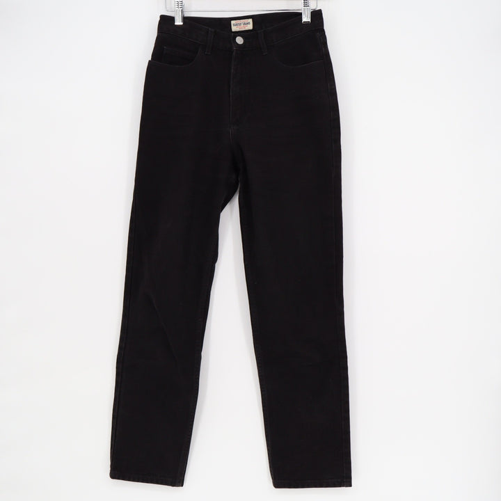 Vintage Guess Jeans Mens 6 Black High Waisted Straight Leg Made in USA P39050RG