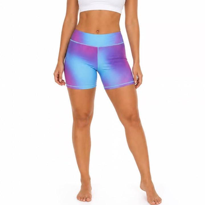 Amazon Essentials Girls XXL 14-16 Blue Purple Ombre Athletic Bike Shorts