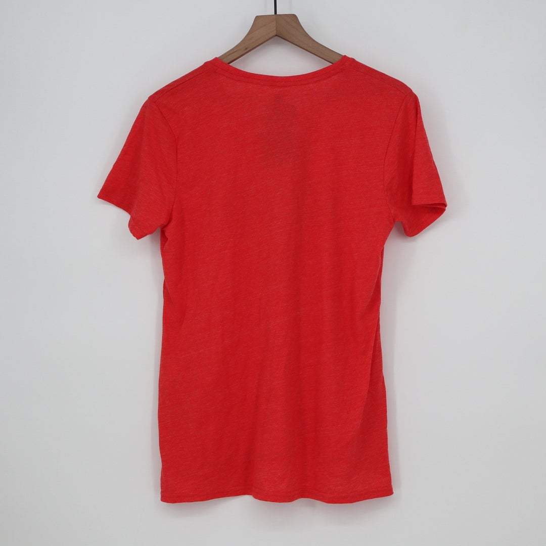 Fanatics New Jersey Devils NHL Womens T-Shirt Red Heather Medium