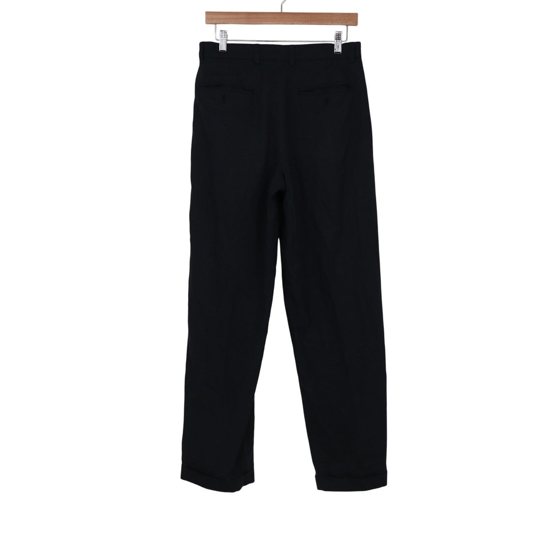 Crazy Horse Liz Claiborne Women's Black Pleated Dress Pants 30x30 Trousers