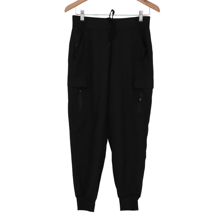 Active Domino Mens Black Cargo Jogger Pants Size M Nylon Spandex Hiking Techwear