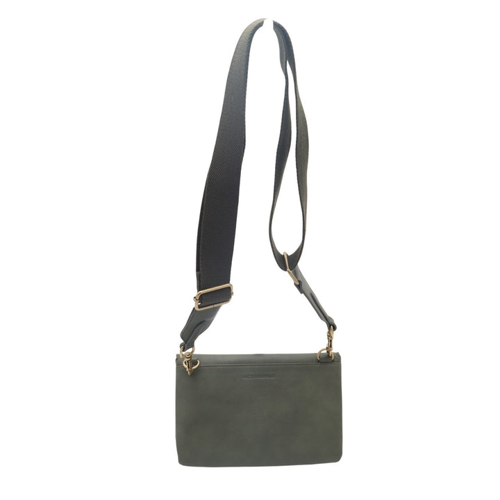 Lucky Brand Crossbody Gift Set Womens Handbag Olive Green Adjustable Strap Bag
