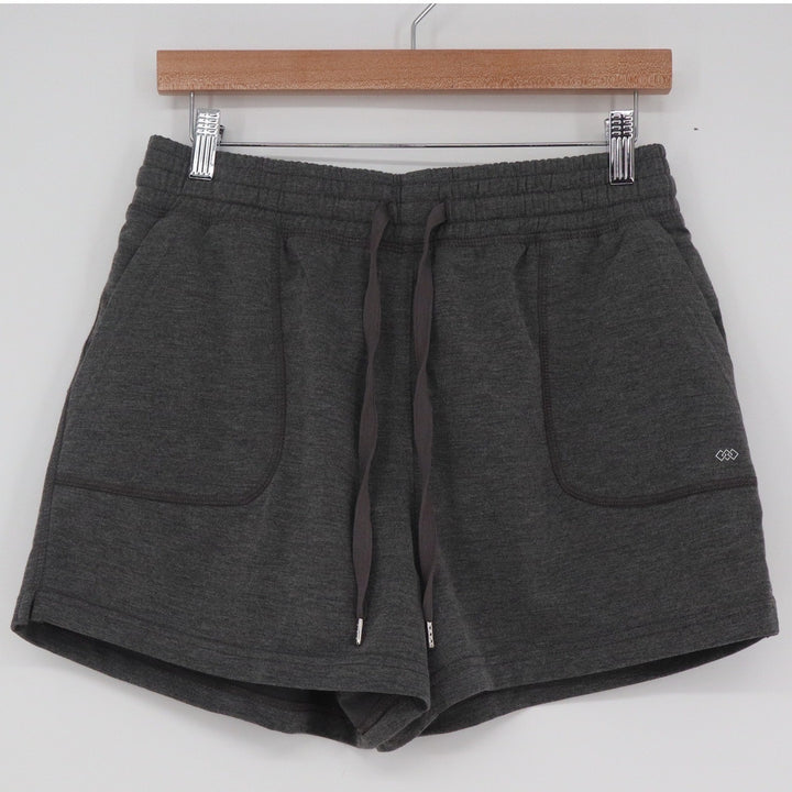 LEG3ND Charcoal Gray Heathered Athletic Lounge Shorts Size M