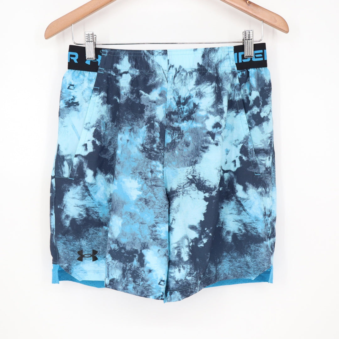 Under Armour Mens Vanish Woven 6in Prnt Sts Shorts Blue Tie Dye Small NWT