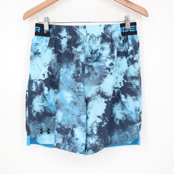 Under Armour Mens Vanish Woven 6in Prnt Sts Shorts Blue Tie Dye Small NWT