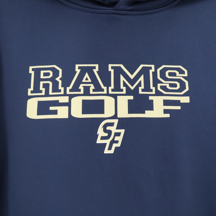 BSN Sports CCSF Rams Golf Hoodie Mens Large Navy Blue Performance Sweatshirt