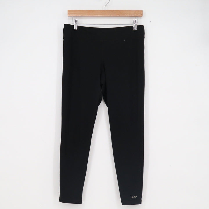 Champion Duo Dry Black Athletic Leggings Pants Womens Size L