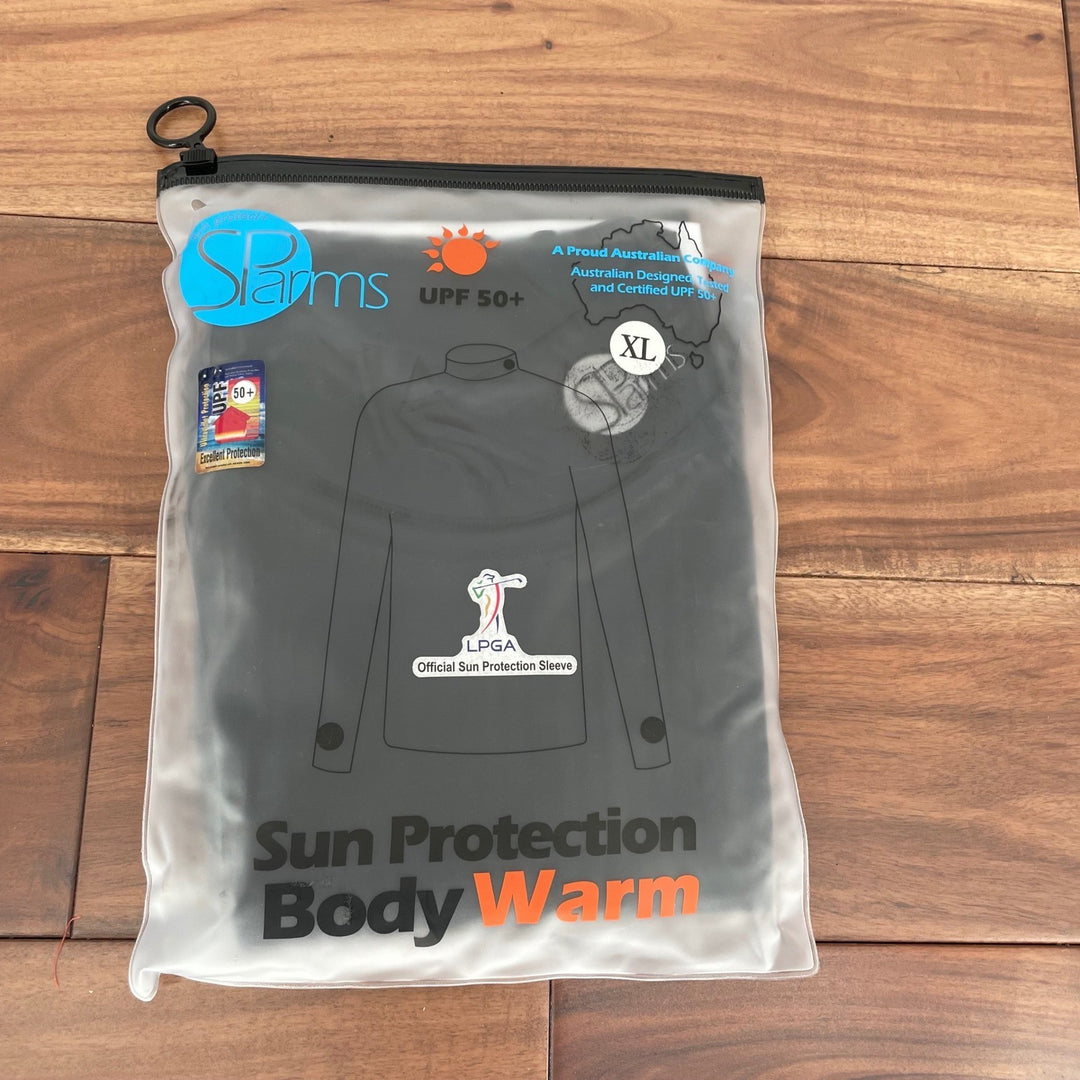SP Arms Black Long Sleeve Sun Protection Body Warm UPF 50 Bodywarmer