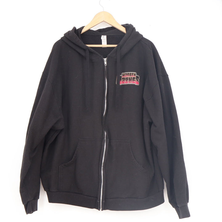 Warren Haynes Tultex Skull Flower Graphic Zip Up Hoodie Black XXL