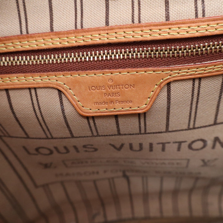 Louis Vuitton Neverfull MM Monogram Canvas Tote Bag Brown M40995