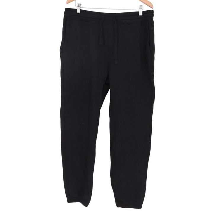 American Giant Classic Sweatpants Mens Large Black Cotton Tapered Leg Jogger