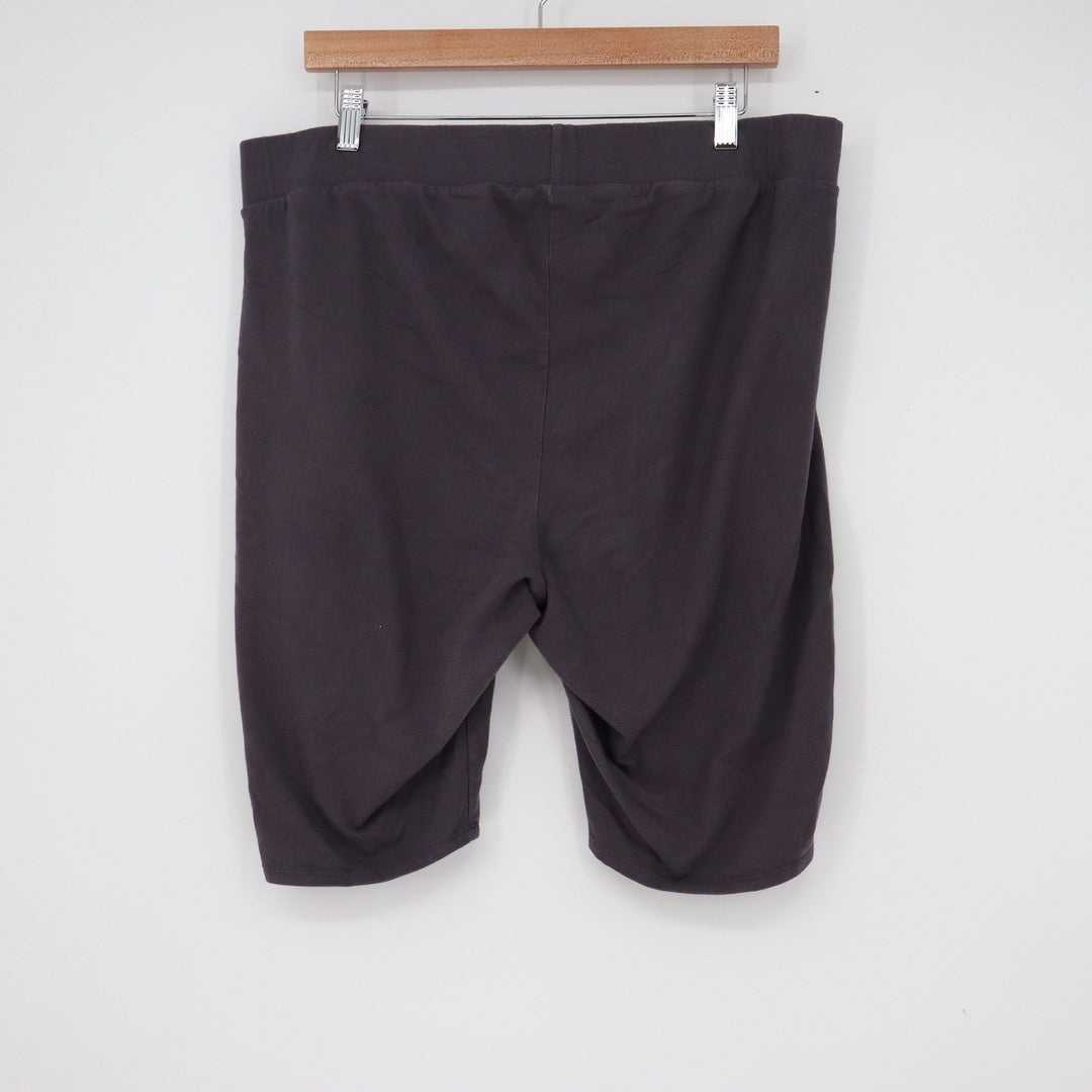 Torrid Womens Plus Size 3 Charcoal Gray Cotton Spandex Biker Shorts Pockets