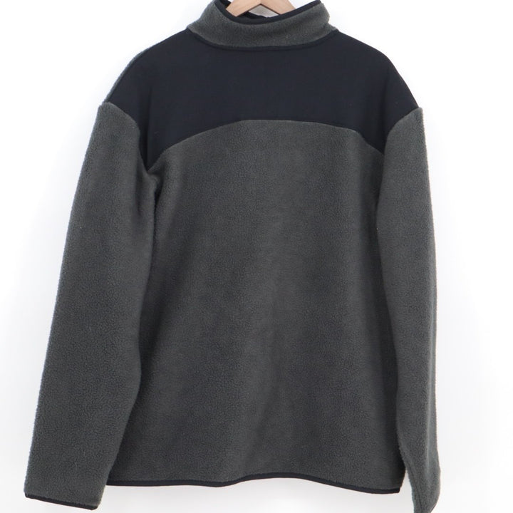 Allbirds Fluff Fleece Jacket Mens Large Gray Blue Quarter Snap Outdoor Wear