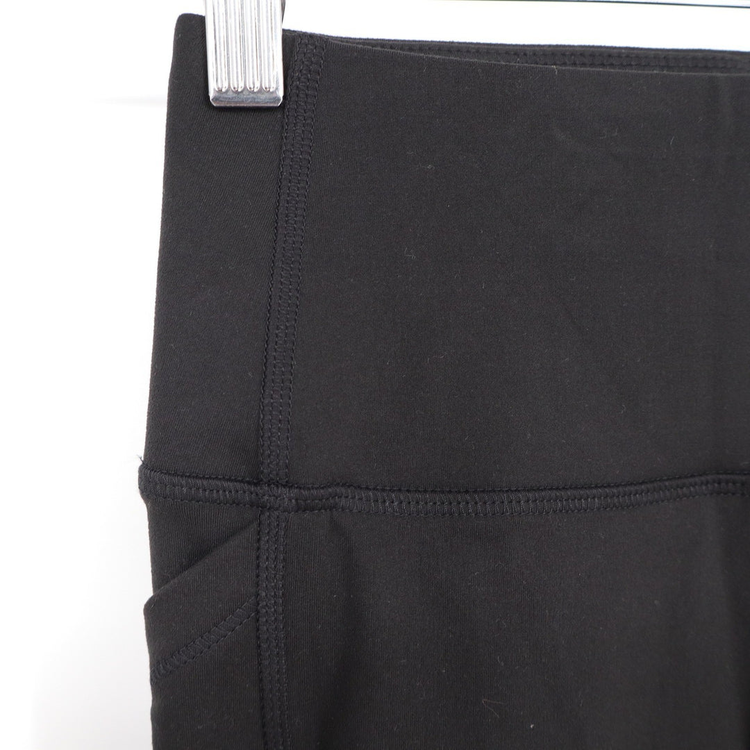 DSG Womens Momentum High Rise Crop Leggings Pure Black DAW12328B 2XS New