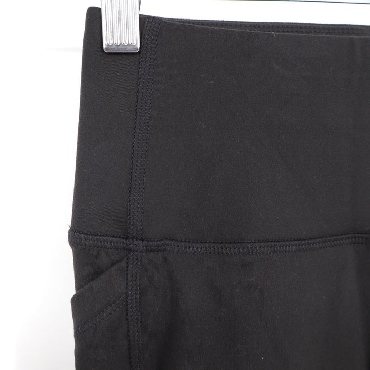 DSG Womens Momentum High Rise Crop Leggings Pure Black DAW12328B 2XS New