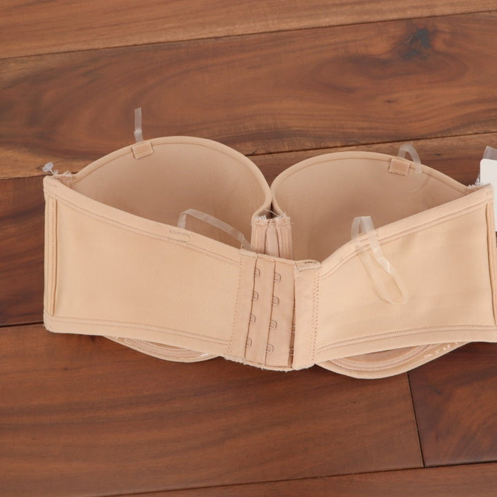 Vanity Fair Beauty Back Bra Womens 36C Nude Full Figure Strapless Underwire