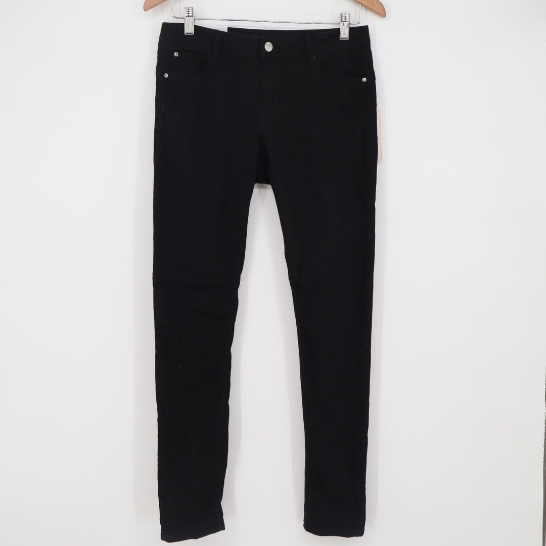 H&M Jeggings Women 30/32 Push-Up Skinny Fit Black Low Waist Stretch New