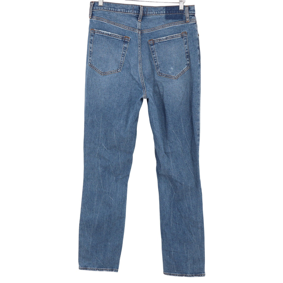Abercrombie & Fitch Jeans Women's 31/12 90s Slim Straight Blue Distressed