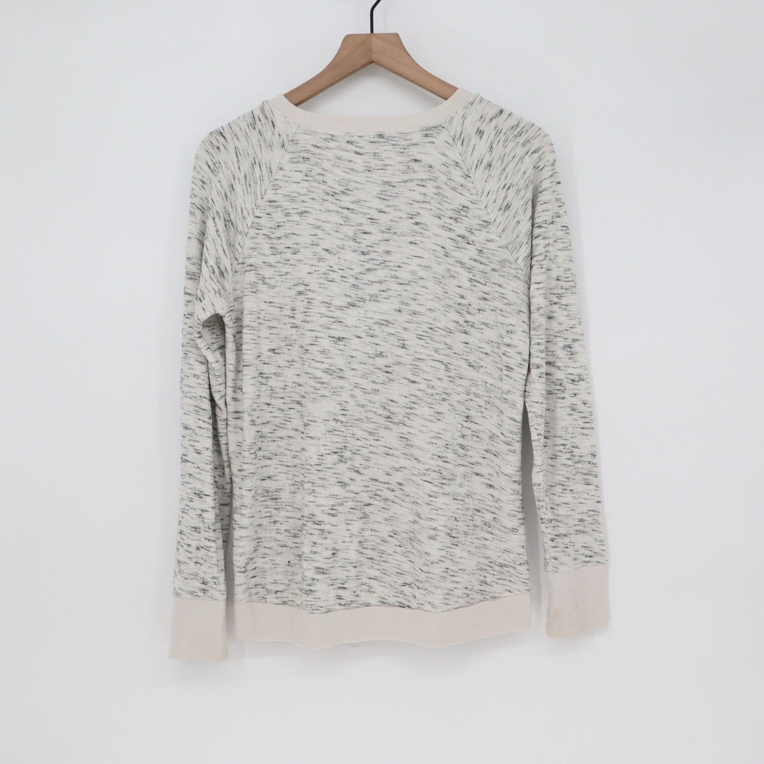 Threads 4 Thought Sweatshirt Women's S Cream Space Dye Raglan Excellent