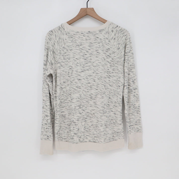 Threads 4 Thought Sweatshirt Women's S Cream Space Dye Raglan Excellent