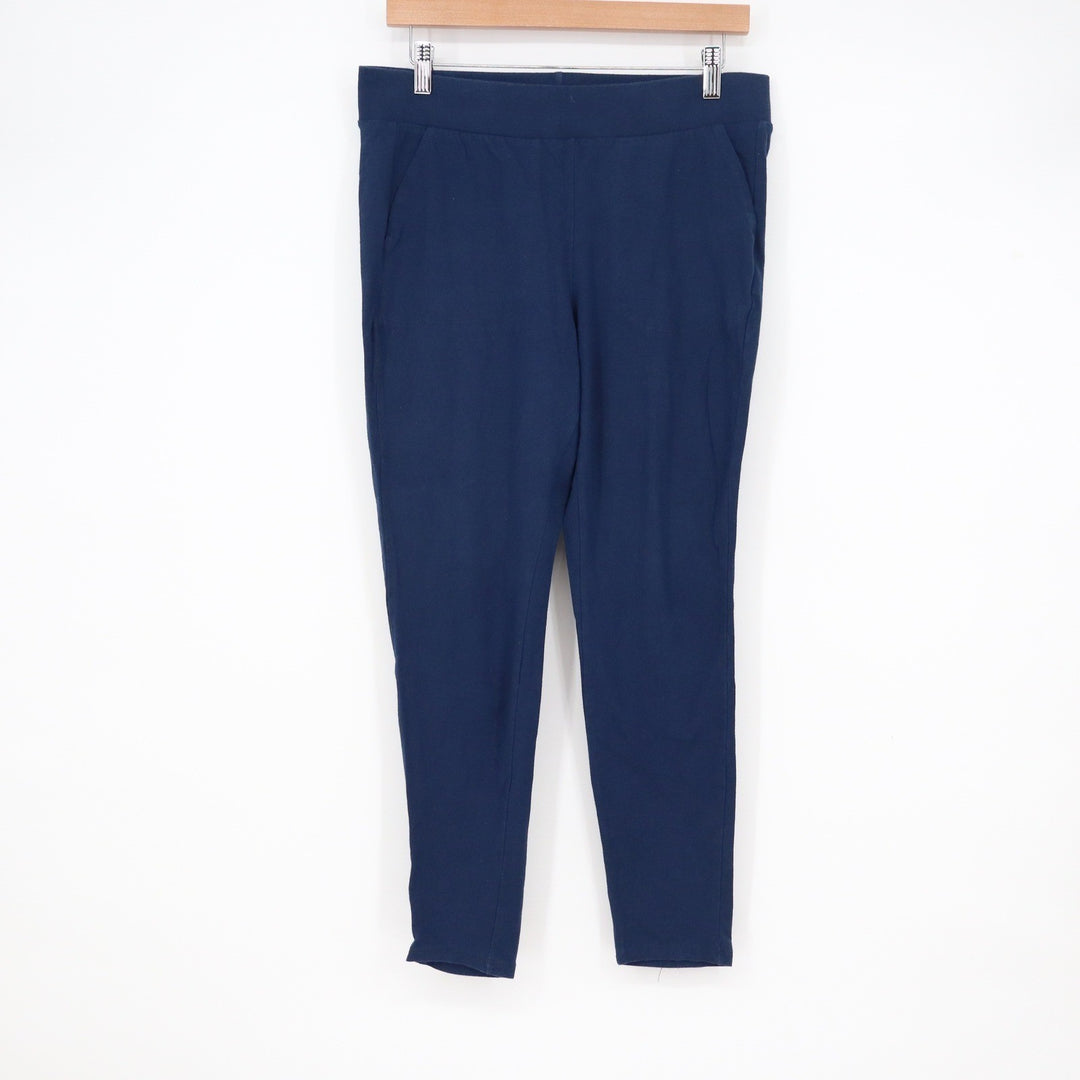 Torrid Navy Blue Stretch Knit Leggings Side Pockets Plus Size 1 1X