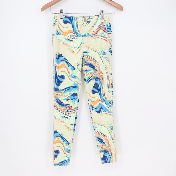 DSG Momentum 7/8 Leggings Womens XS Amped Up Multi Marble Swirl NEW