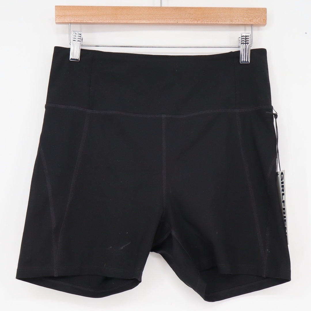 Girlfriend Collective Shorts Womens L Compressive High-Rise Black Active NEW