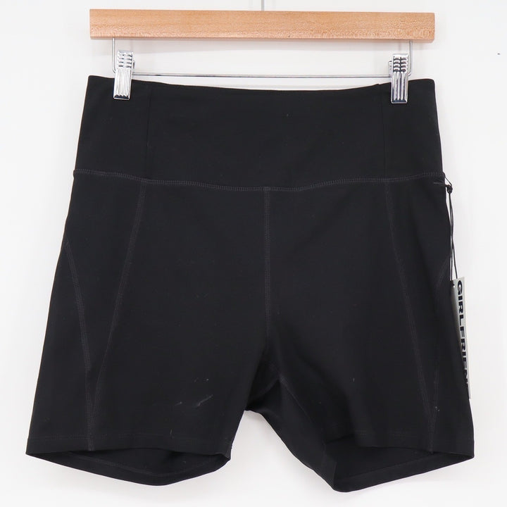 Girlfriend Collective Shorts Womens L Compressive High-Rise Black Active NEW